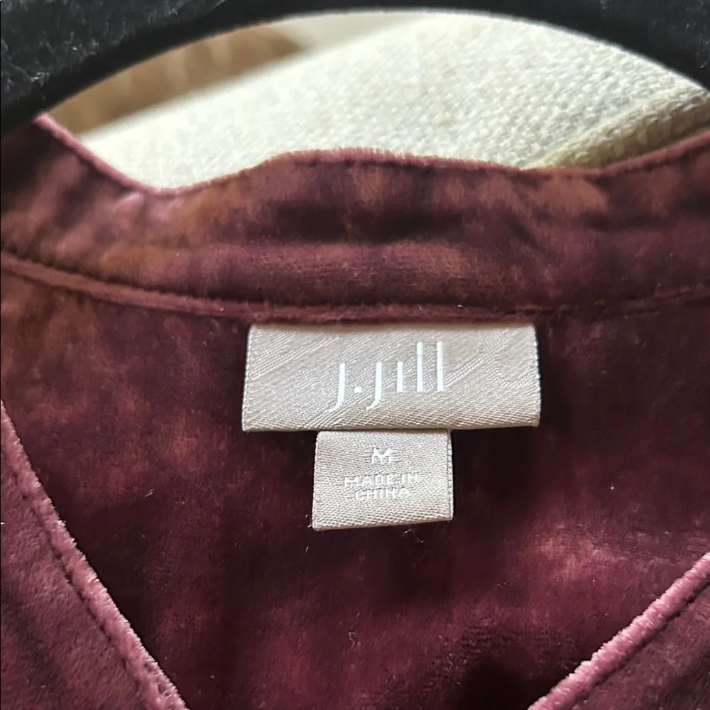 Velvet Button-Up tunic - Picture 2 of 6